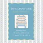Bode Sweater Needlepoint Pattern | Digital Paint Guide (PDF)