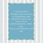Scalloped Swimsuit Needlepoint Pattern | Digital PDF Paint Guide (Summer Poolside)