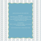 Scalloped Swimsuit Needlepoint Pattern | Digital PDF Paint Guide (Summer Poolside)