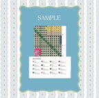 Masters Trellis Needlepoint Pattern | Golf Augusta Paint Guide | 18 mesh count (PDF Digital Download)