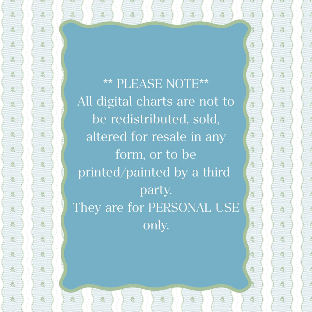 Nashville Stamp Pink Needlepoint Pattern | Cowboy Boot Paint Guide (Digital Download)