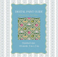 Masters Trellis Needlepoint Pattern | Golf Augusta Paint Guide | 18 mesh count (PDF Digital Download)