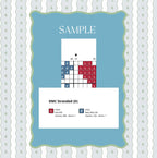 USA Flag Hearts Needlepoint Pattern | Patriotic Paint Guide | 13 and 18 Mesh (Digital Download)