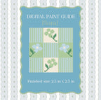 Floral Needlepoint Pattern | Pastel Flower Paint Guide (Digital Download)