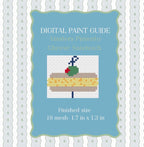 Master Pimento Cheese Needlepoint Pattern | Augusta Food Digital Paint Guide (PDF)