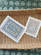 Beginner Needlepoint Kit | Blue Project Bag, Stitch Guides, Canvas (Add-On)