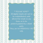 Happy Camper Needlepoint Pattern | Rustic Camping Pennant Paint Guide (PDF)