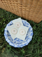 Floral Plate - Needle Minder