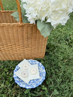 Floral Plate - Needle Minder