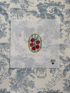 Tomato Needlepoint Canvas | Hand Painted 18 Mesh Needlepoint