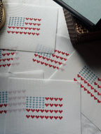 USA Needlepoint Canvas | Heart American Flag | 18 Mesh Summer Needlepoint Project