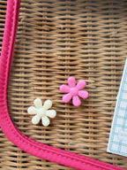 Pink Needlepoint Kit | Beginner Stitch Supplies with Project Bag, Scissors (Mystery Canvas Add-On)