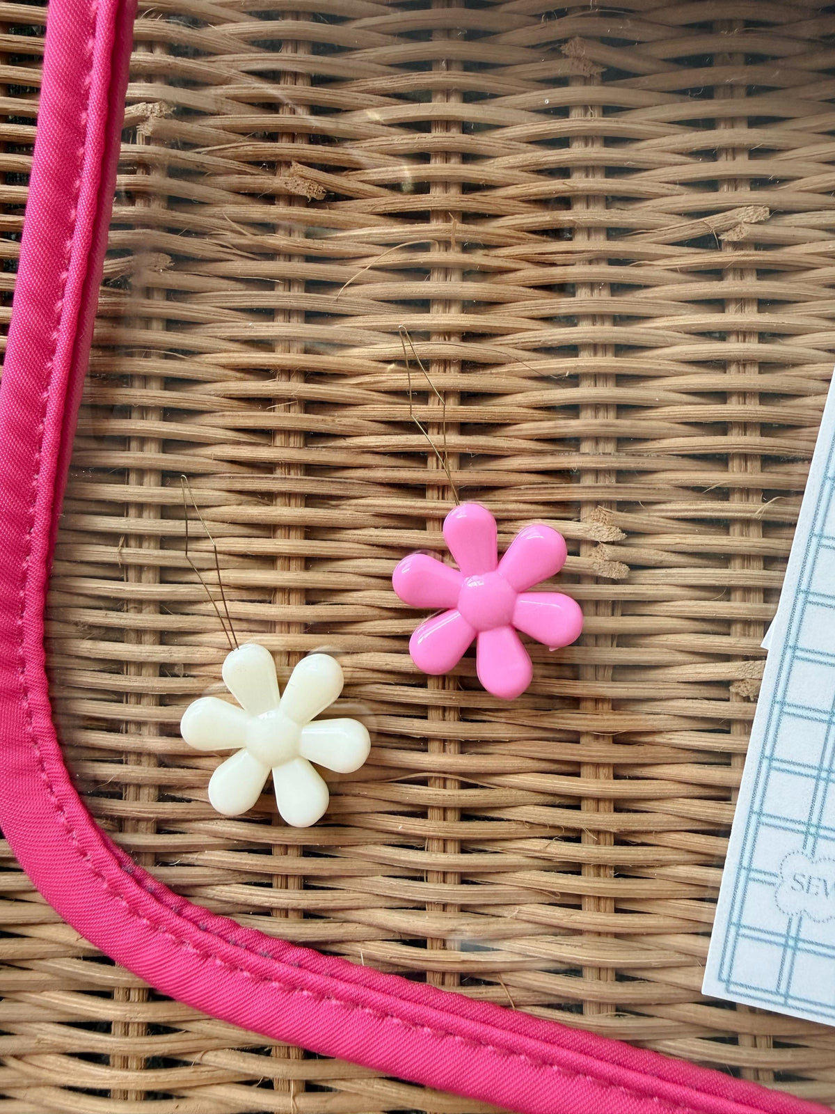 Pink Needlepoint Kit | Beginner Stitch Supplies with Project Bag, Scissors (Mystery Canvas Add-On)