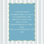 Floral Cottage Needlepoint Pattern | Love Ya Mean It Paint Guide (PDF Download)