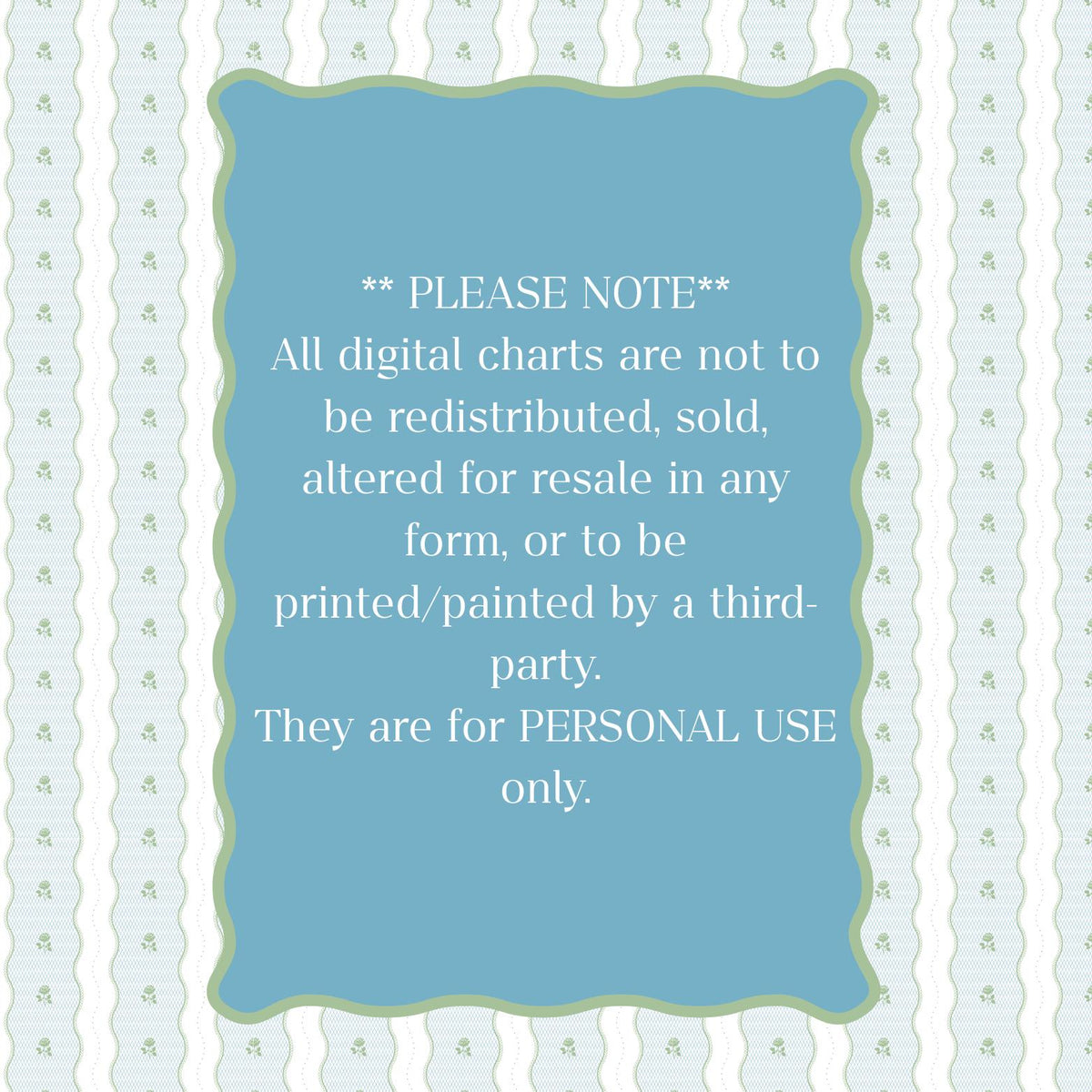 DIY Needlepoint Heart Stamp Pattern | Digital Chart for Painting Your Own Canvas | Easy Needlepoint PDF | 18 Mesh & 13 Mesh